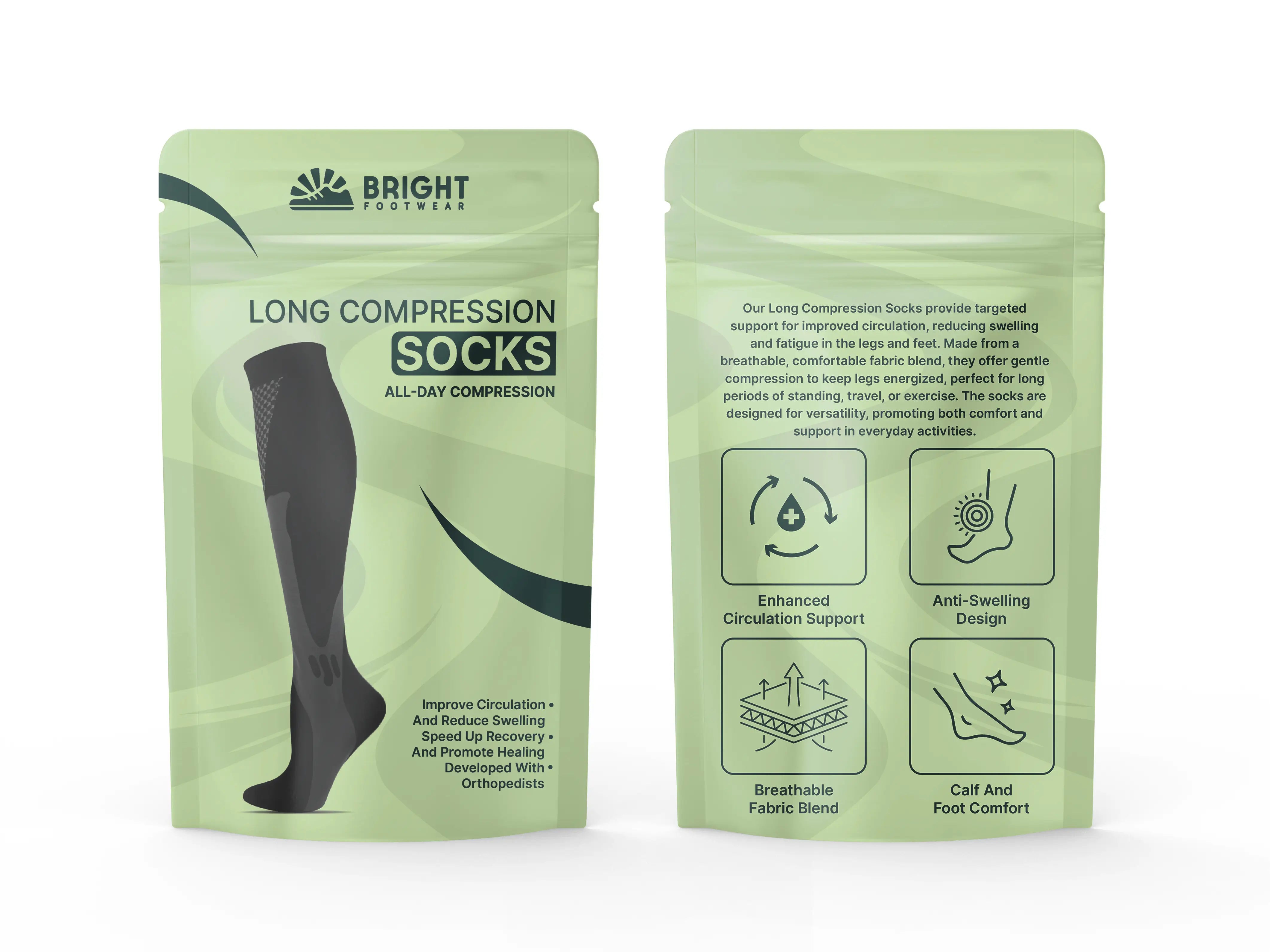 Long Compression Socks - Enhance blood circulation & reduce muscle fatigue