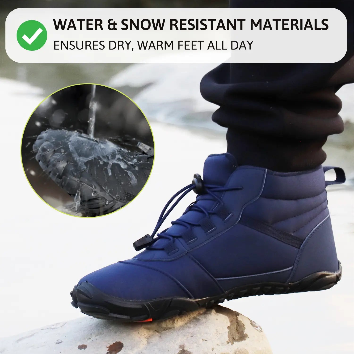 Polar Pro - Non-slip & water-resistant winter barefoot shoes (Unisex) (BOGO)