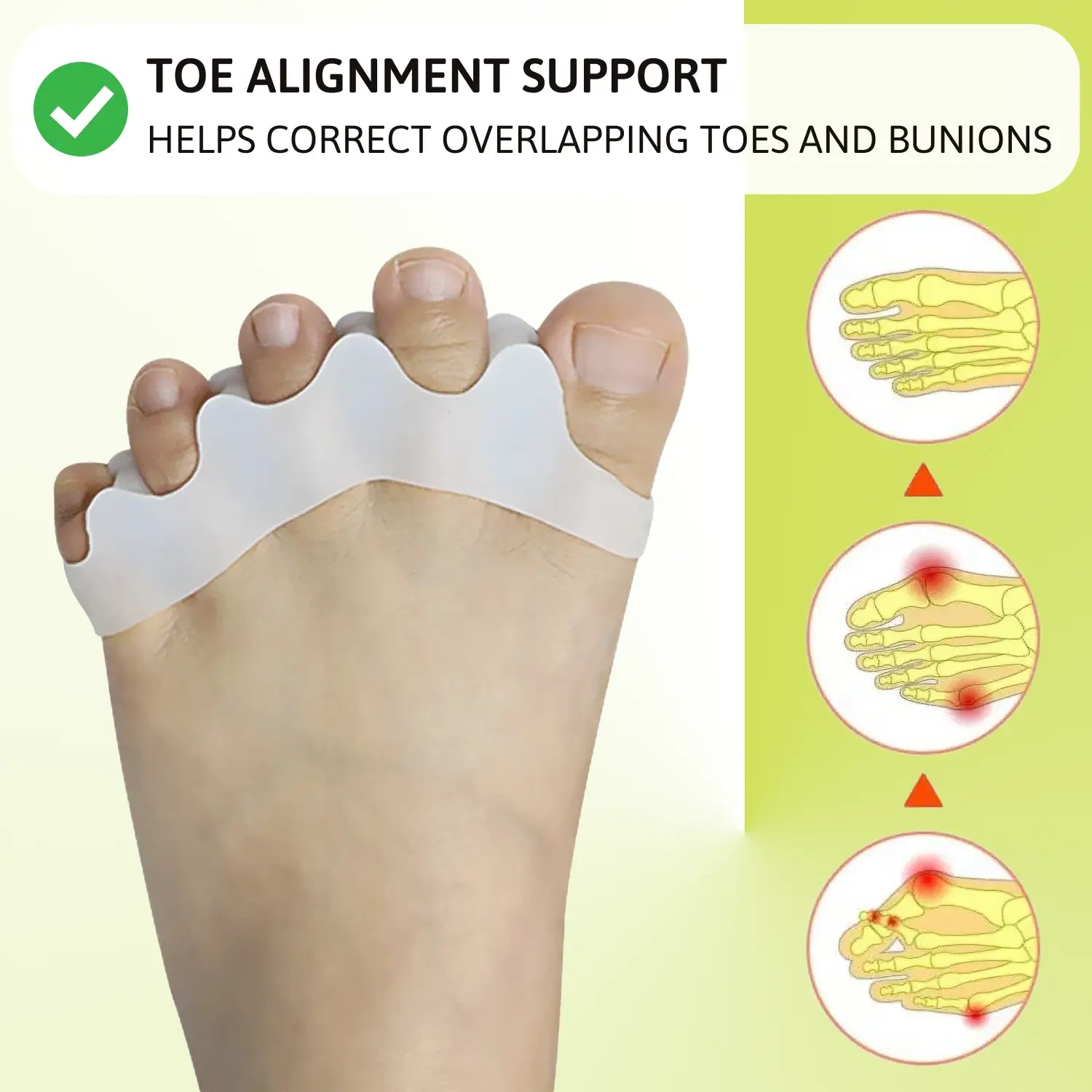 Toe Separator - Promotes Healthy Toes & Relieves Foot Pain