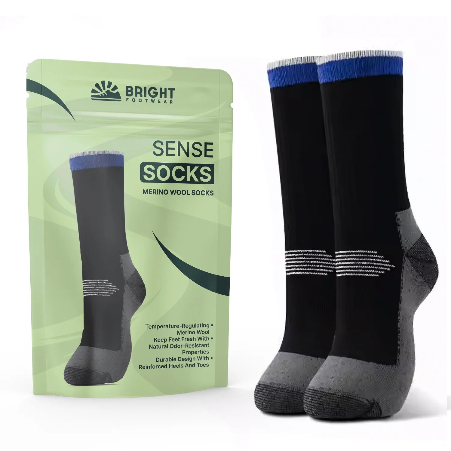 Sense Socks - Merino Wool Socks (3 pair)