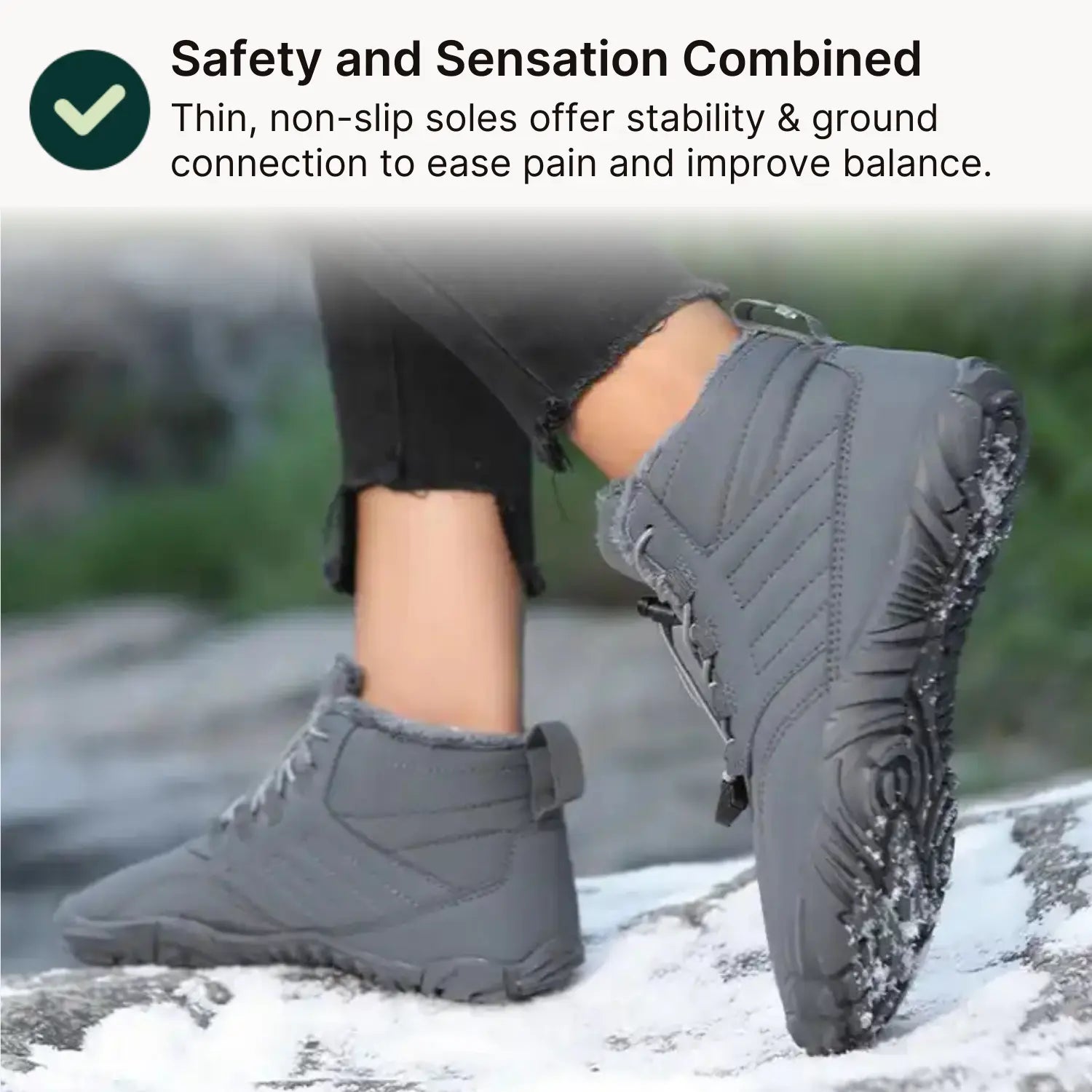 Winter Pro - Healthy, Warm & Water-Resistant Barefoot Shoes (BOGO)