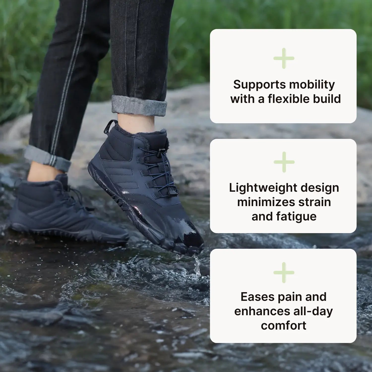 Winter Pro - Healthy, Warm & Water-Resistant Barefoot Shoes