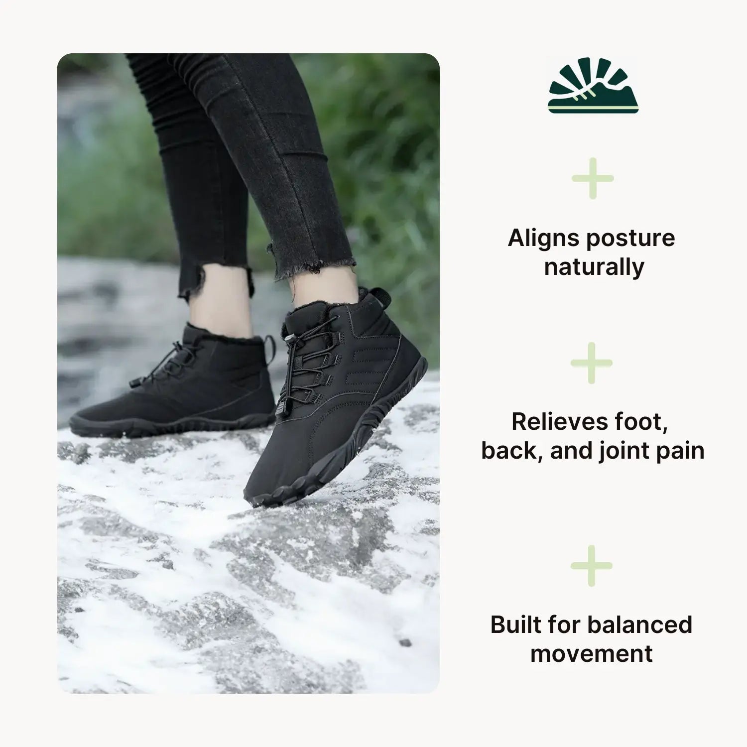 Winter Pro - Healthy, Warm & Water-Resistant Barefoot Shoes