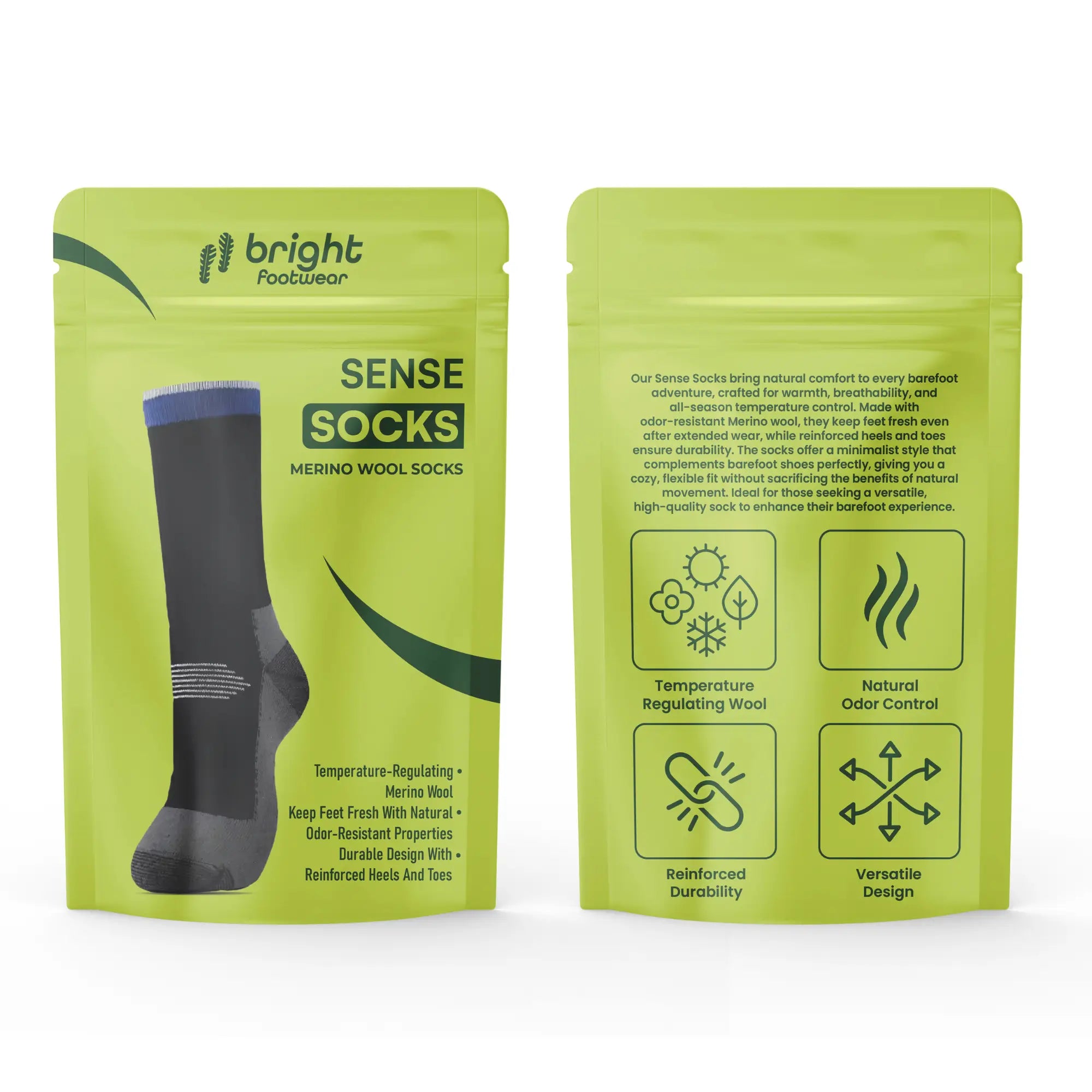 Sense Socks - Merino Wool Socks (1 pair)