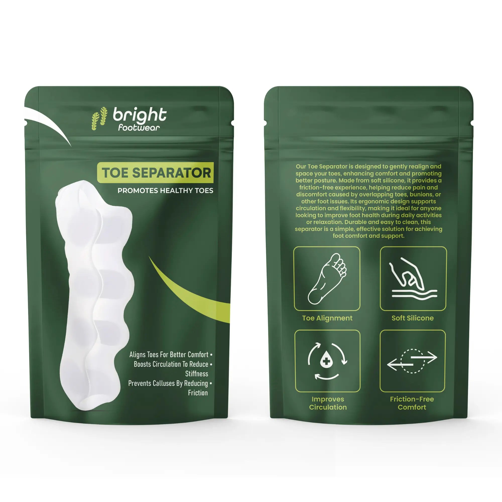 FREE: Toe Separator - Promotes Healthy Toes & Relieves Foot Pain